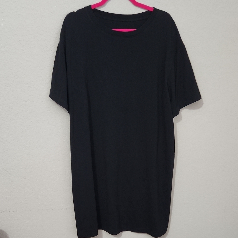 A New Day Womens Dress Black Dress 1x Tunic